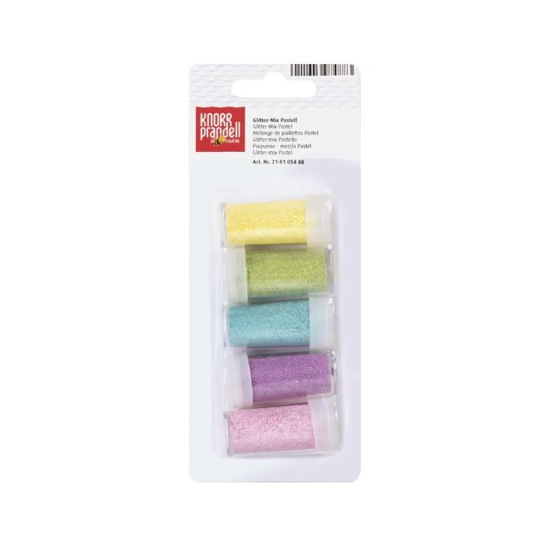 Set 5 Purpurinas Pastel Knorr Prandell