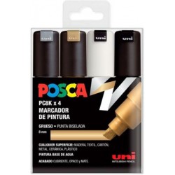 Caja Rotuladores PC8K Colores POSCA