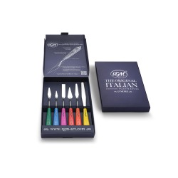 Set Espàtules Mànecs Colors RGM 6 Inox Casa Piera Barcelona