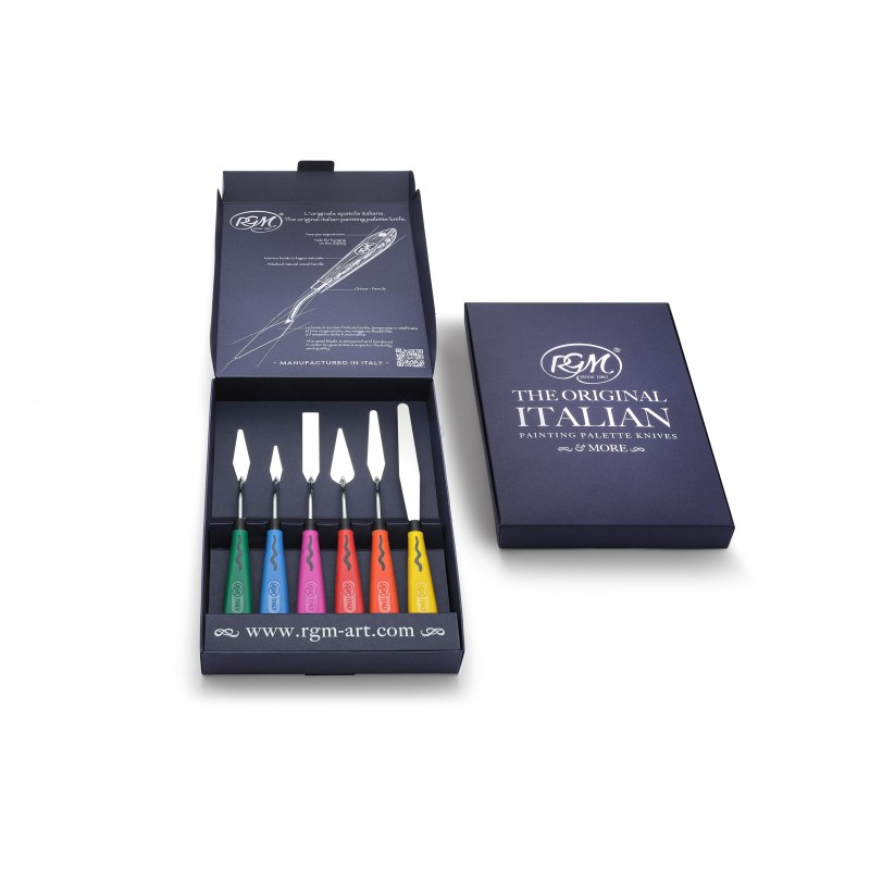 Set Espátulas Mangos Colores RGM