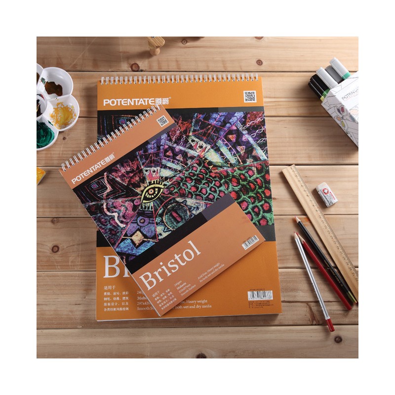 Bloc Papel Bristol 240g Potentate