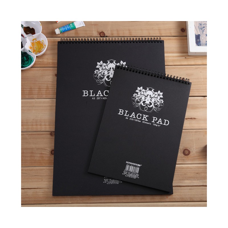 Bloc Paper Negre 120g Potentate