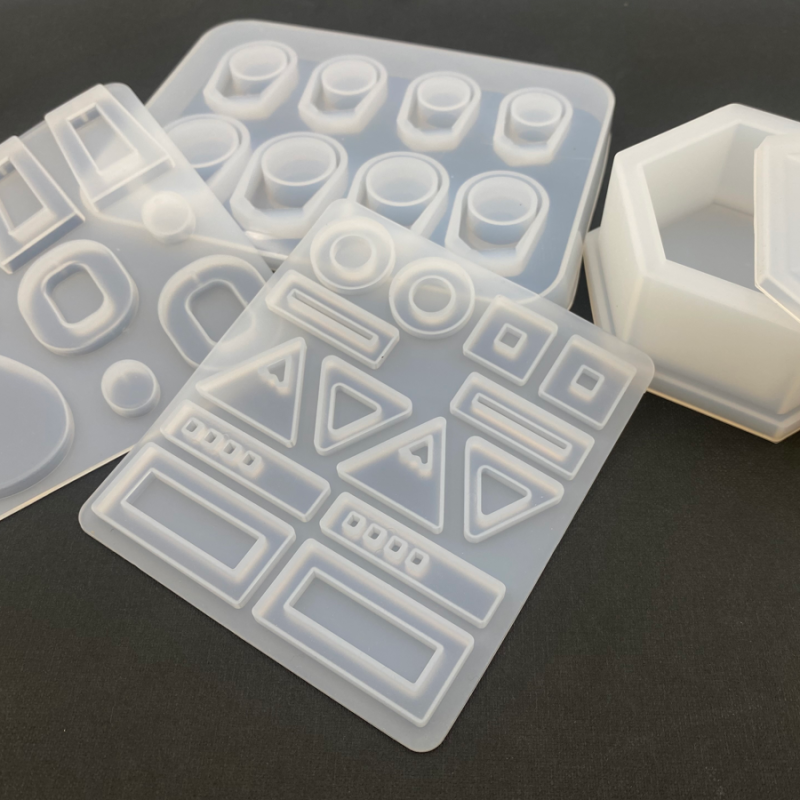 Moldes Silicona Supertransparente Fleur para Resina