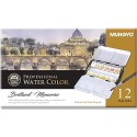 Caja Acuarela Mungyo 1/2 Godet Metálicos