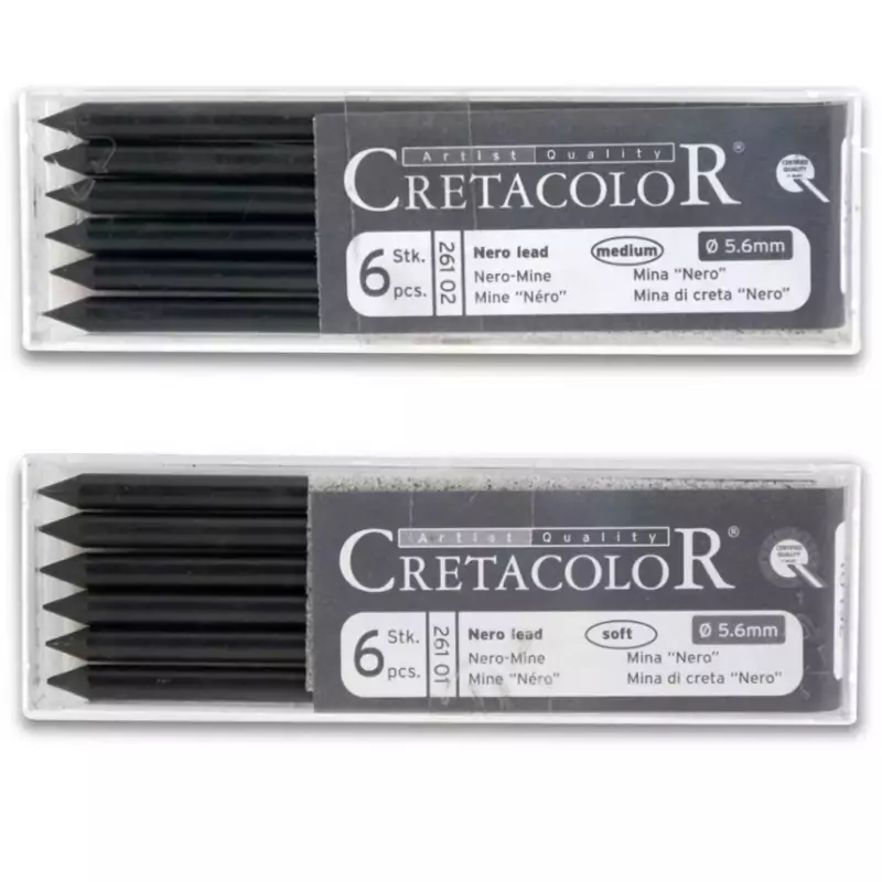 Mina Carbonet Nero Cretacolor 5,6 mm