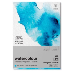 Bloc Encolat Aquarel·la 300G W&N 12F A5 Casa Piera Barcelona