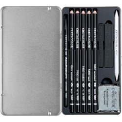 Caixa Drawing Set Deep Black Cretacolor