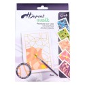 Set 5 Marcos y Cartas Seda Predibujadas H Dupont