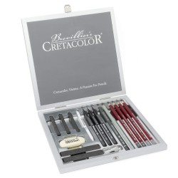 Set d'arte speciale scatola d'argento Cretacolor