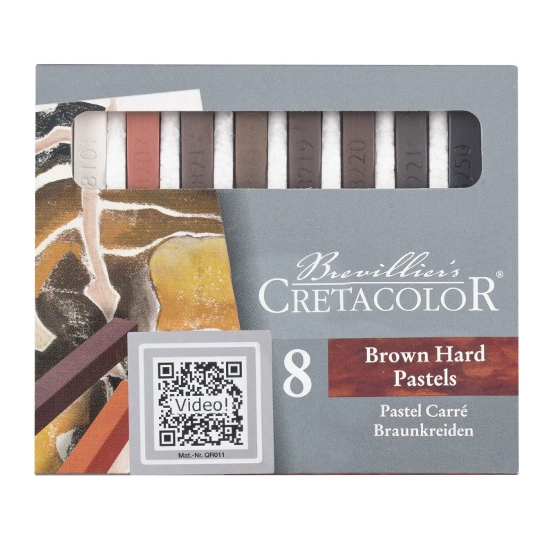 Caja Cretas Marrones Cretacolor
