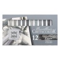 Caja Cretas Grises Cretacolor