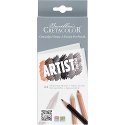 Sketching Pencils + Paper Stump Artist S