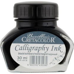 Tinta Caligrafía Permanente, Negra, Cretacolor Casa Piera Barcelona