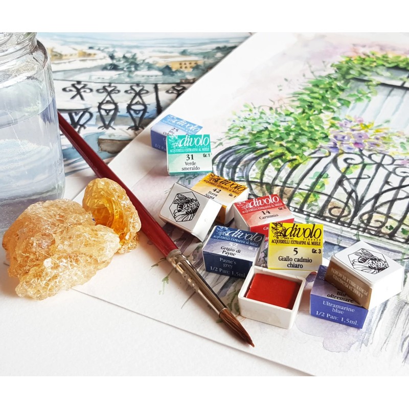 Aquarel·la Mel D'Acàcia Divolo 1/2 Godet