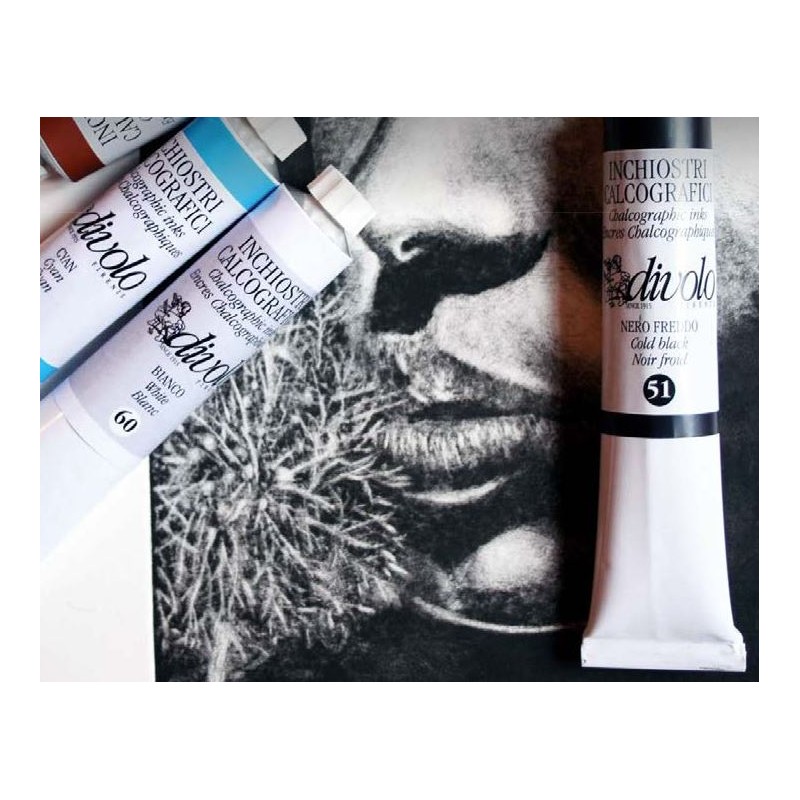 Tinta Calcográfica Divolo Tubo 60 mL