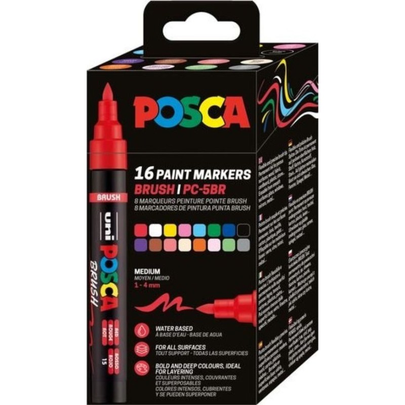 Set Rotuladores Posca PC-5BR
