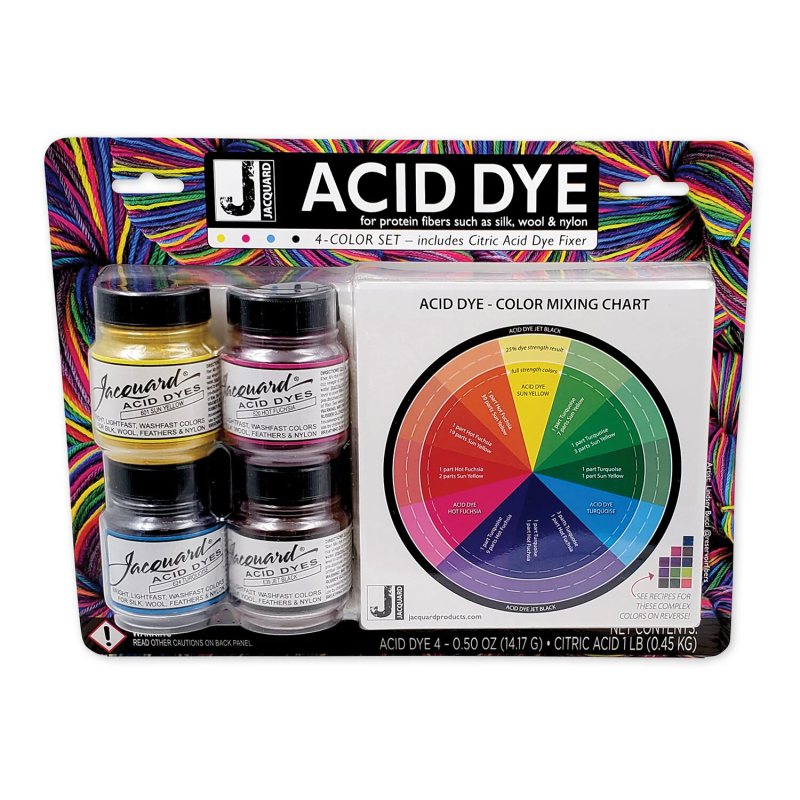 Pack Acid Dye Color Set