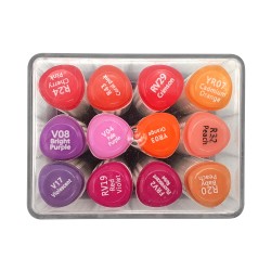 Set Rotuladores Alcohol Doble Punta