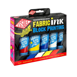 Set Assorted Fabric Block Printing Ink